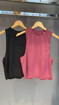 Regata Cropped Estilo do Corpo