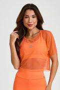Cropped Tule Caju Brasil